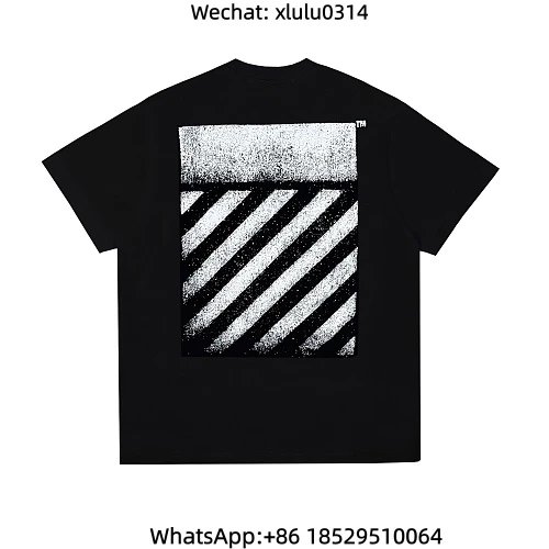 Jasonreps Ow spray paint spray warning line short sleeved