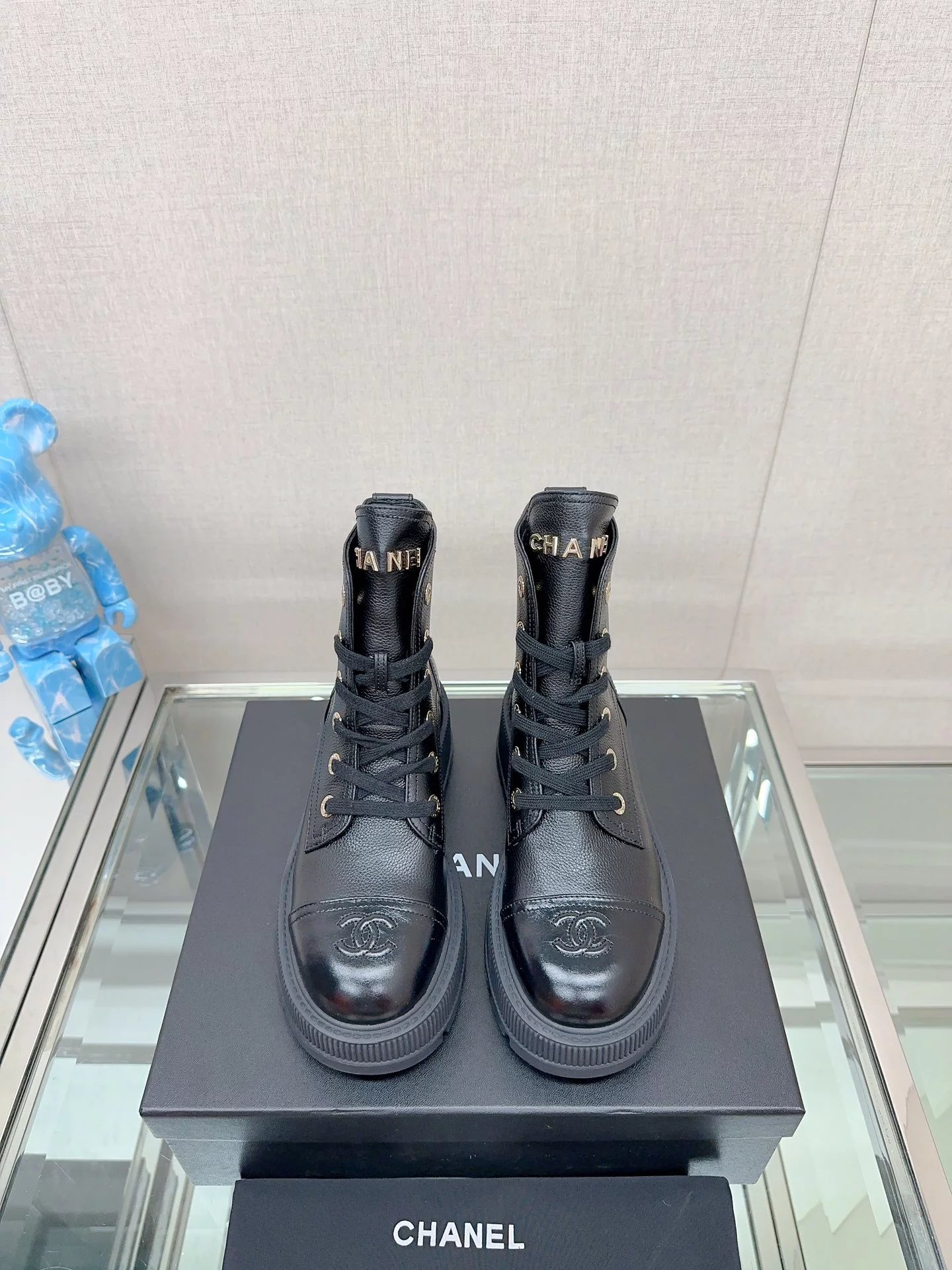 C J 厚底系带马丁靴 4
