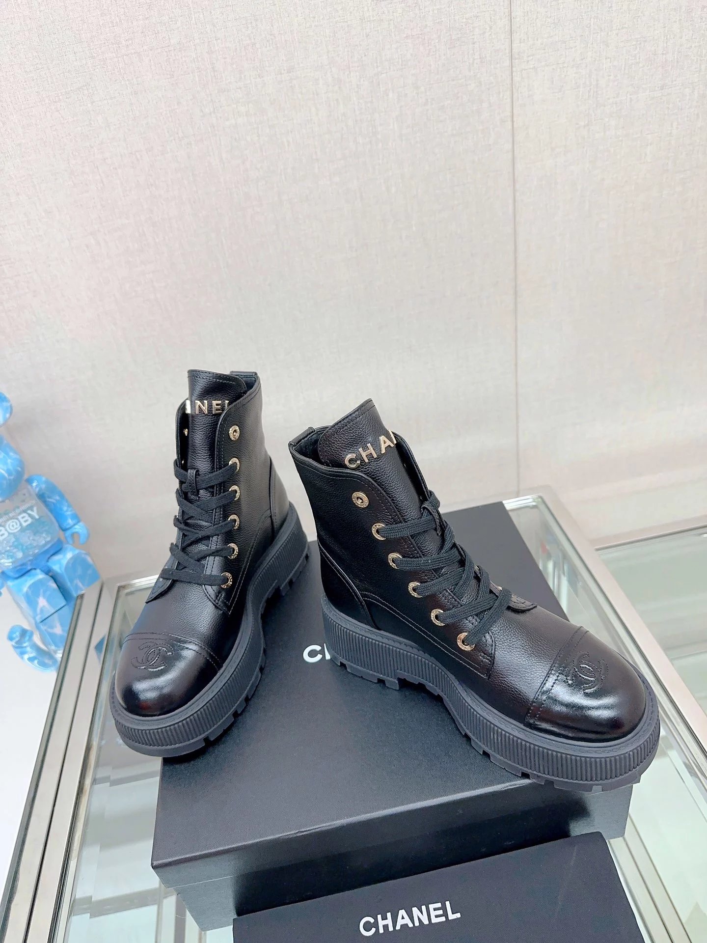 C J 厚底系带马丁靴 6