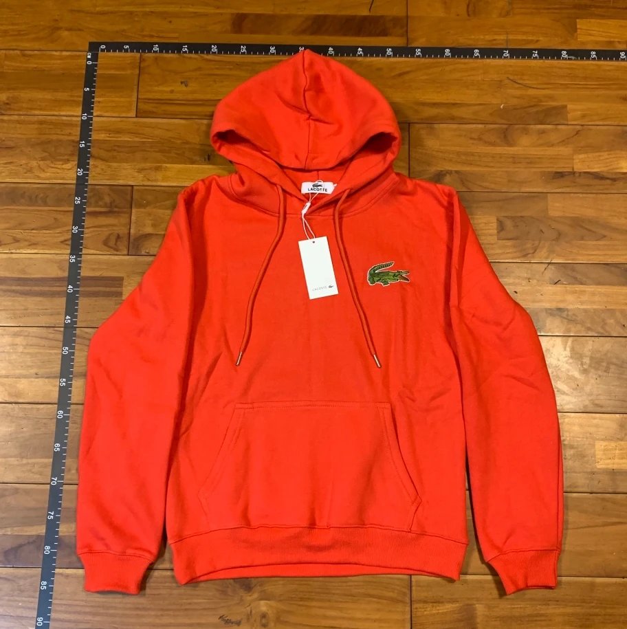 Crocodile Hooded-Large Label-Red