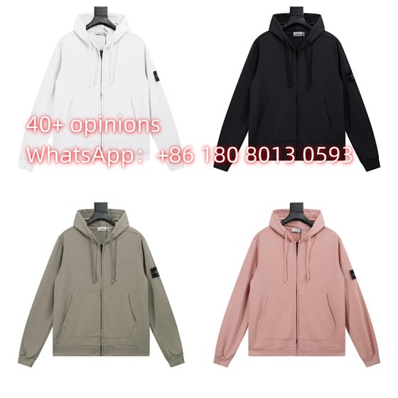 Fashion Hooded Zip-Up Sweatshirt/Overalls