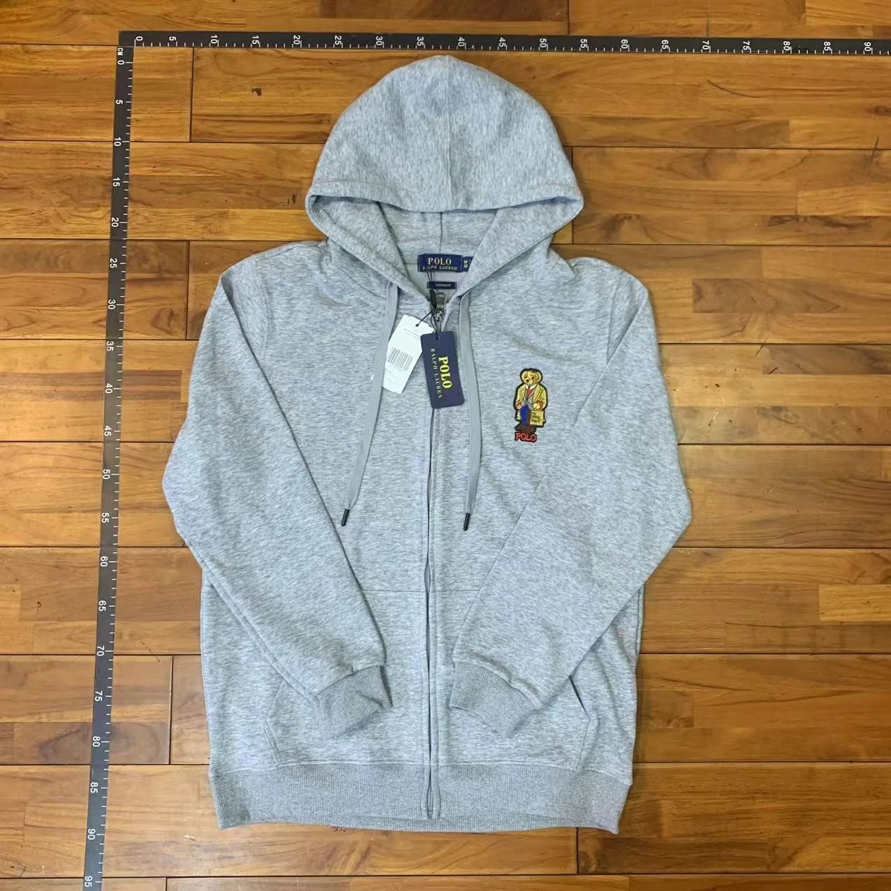 Zip-Up - Gray - Bear Logo