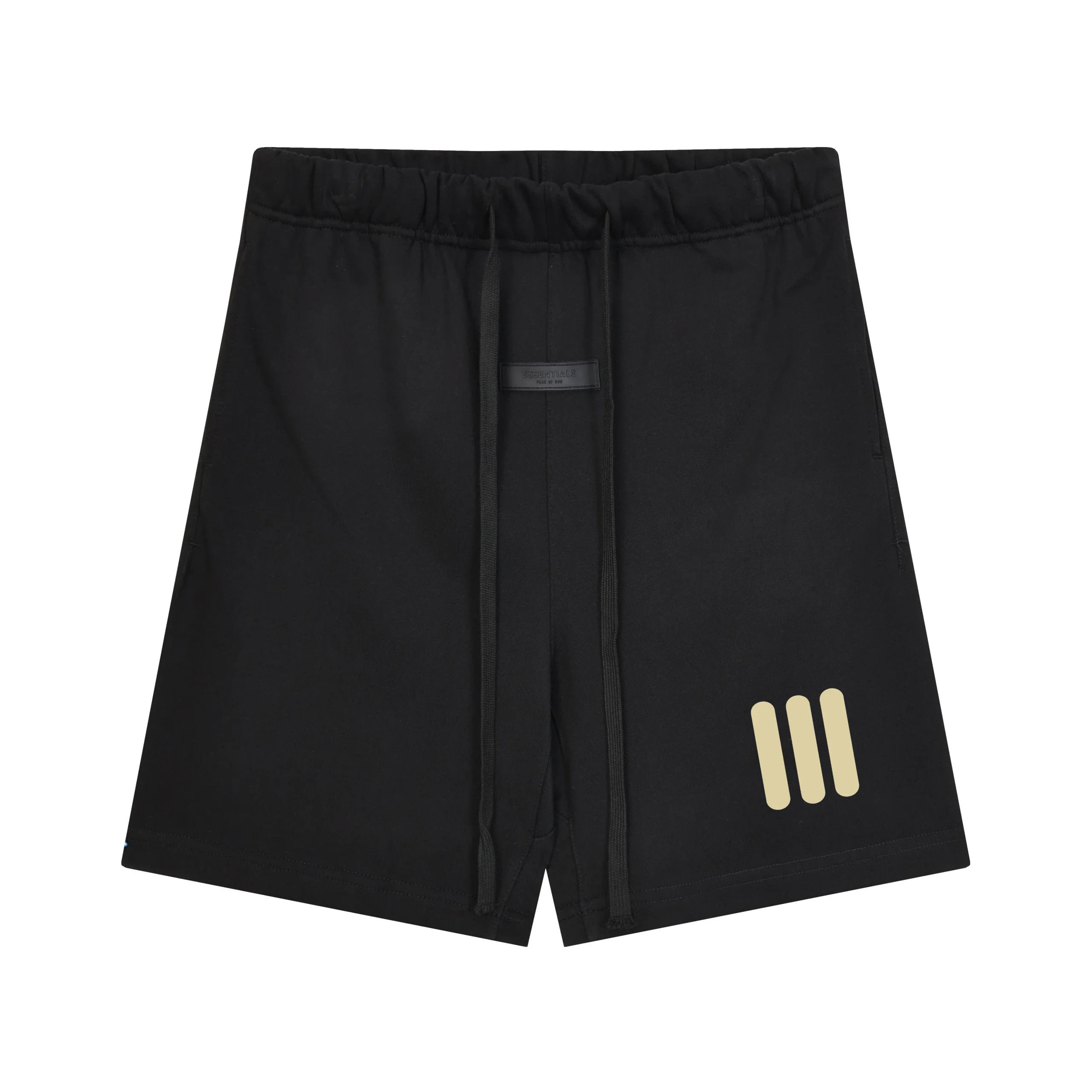 Fear of God Essentials Three bars black shorts