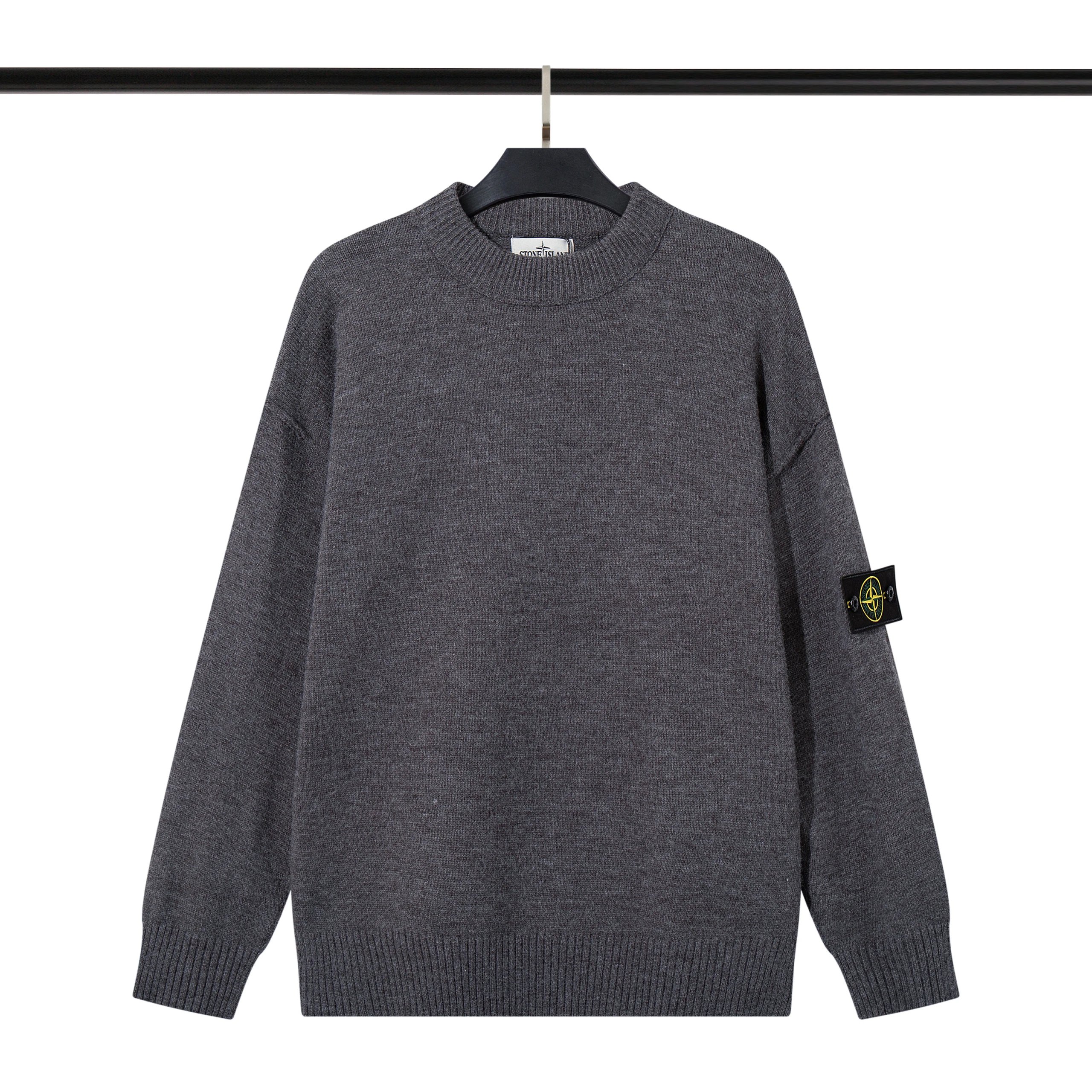 J-Sweater-Charcoal Gray