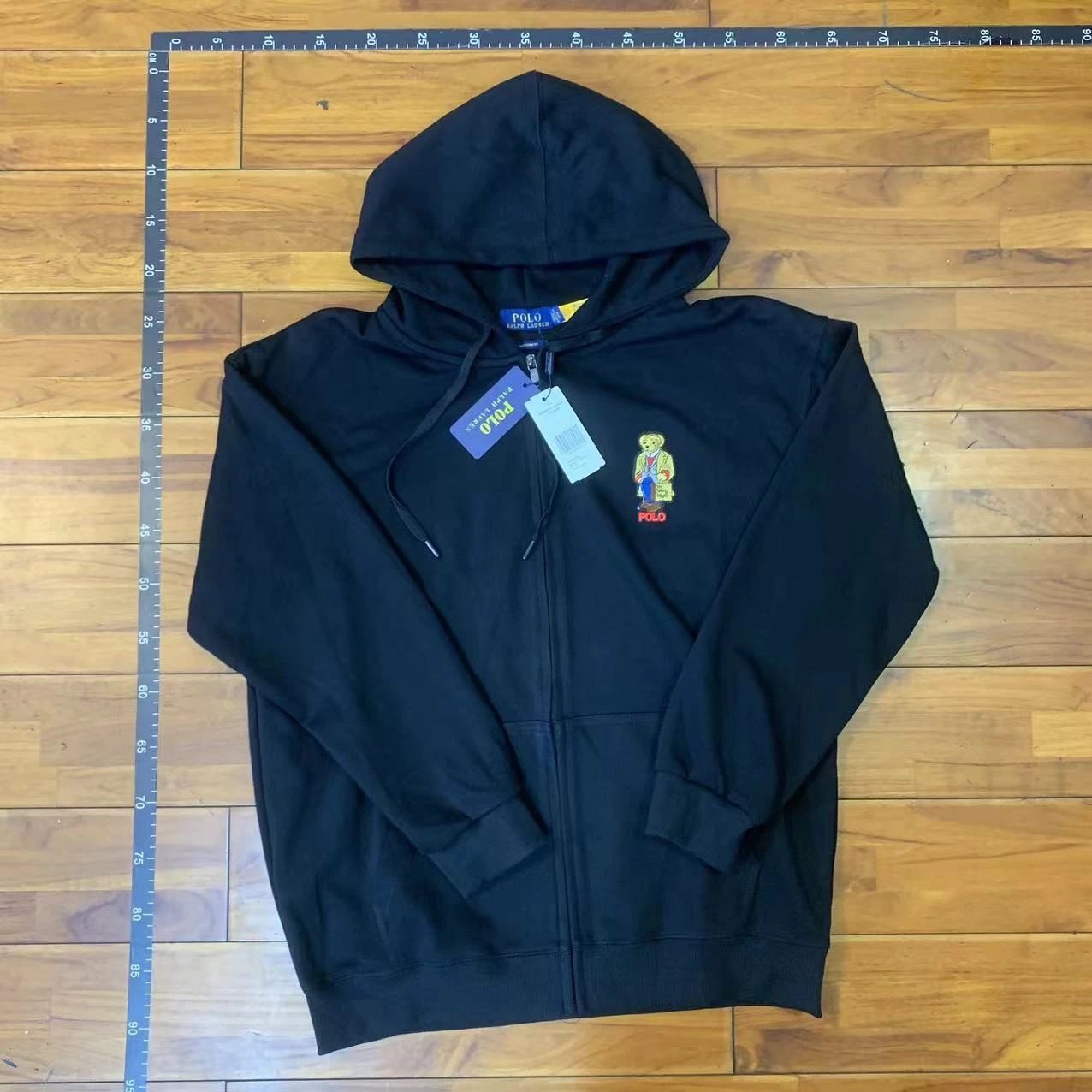 Zip-Up - Black - Bear Logo