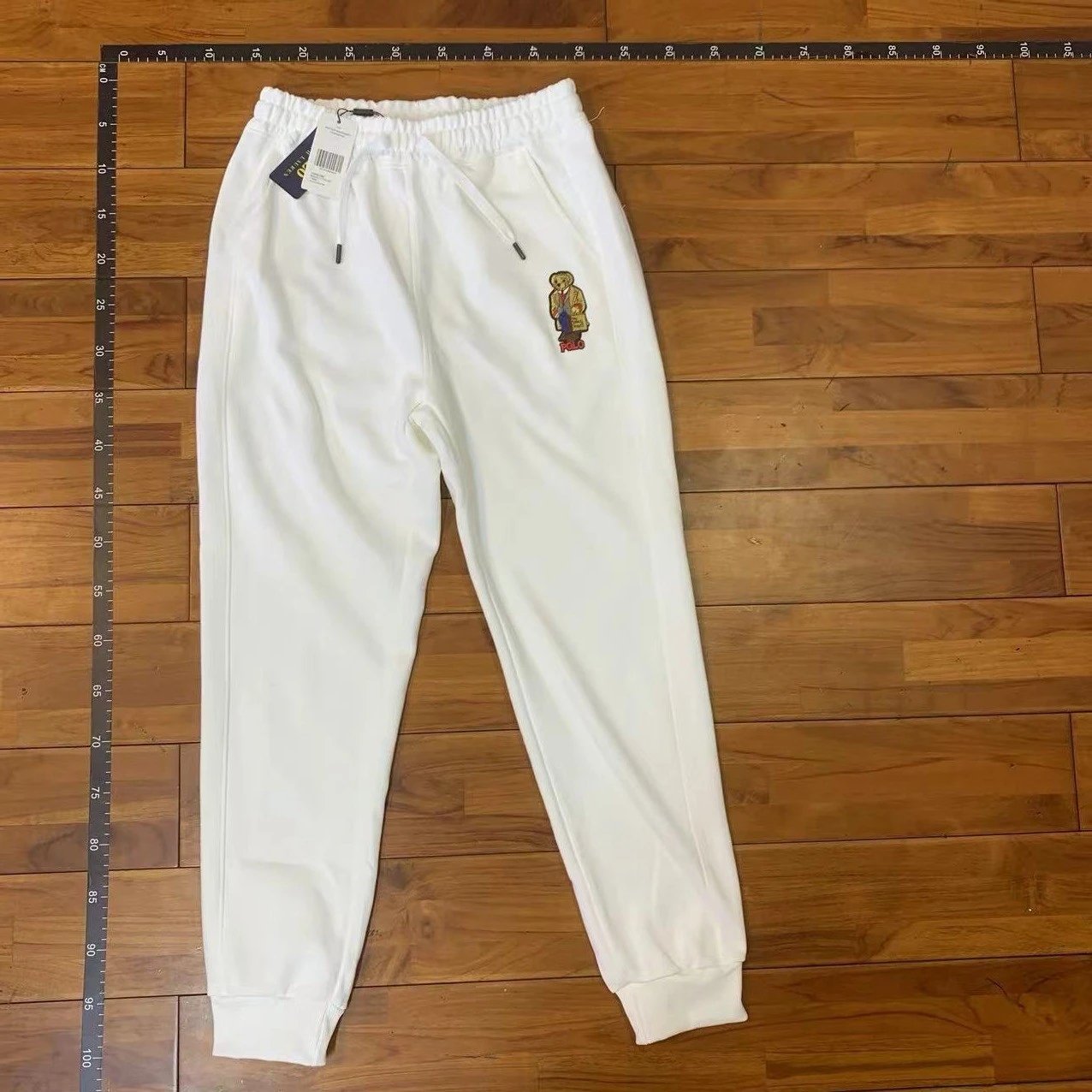 Pants - White - Bear Logo