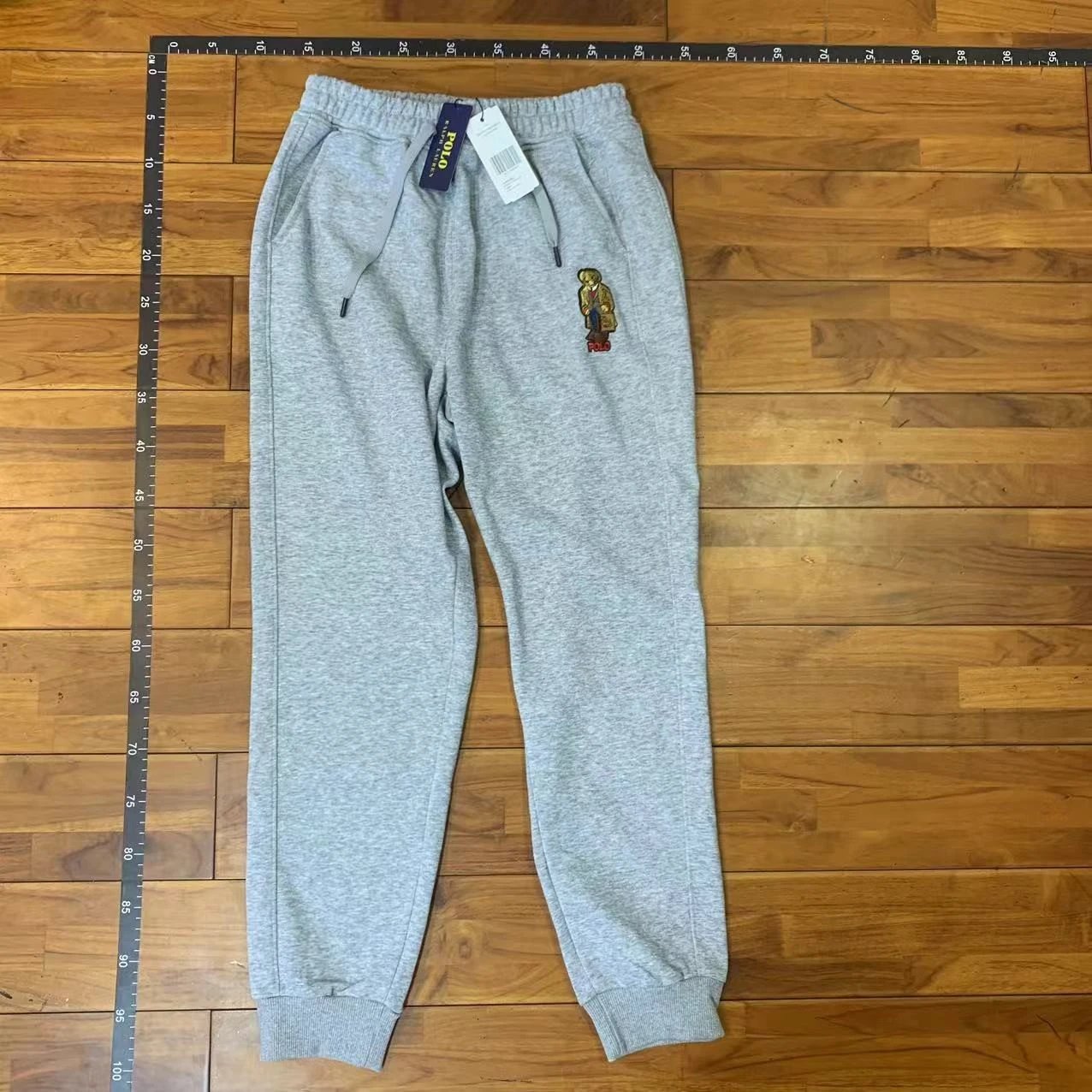 Pants - Gray - Bear Logo