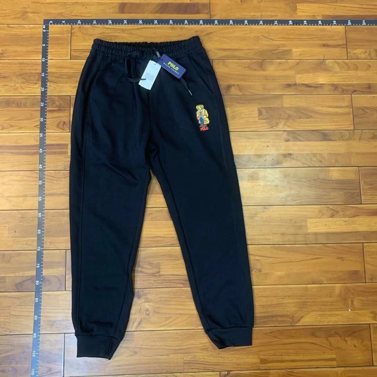 Pants - Black - Bear Logo