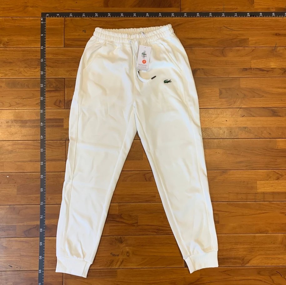 Crocodile Pants-Small Label-White