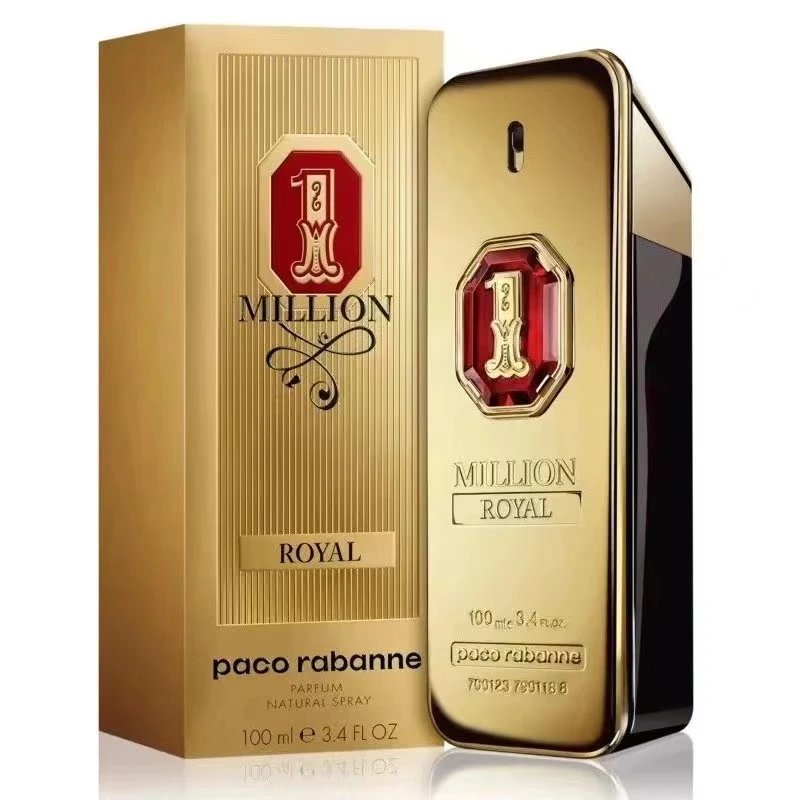 [Counter Version] 2023 Pago Royal Million Gold Brick Men's perfume 100ml, fragrant and woody