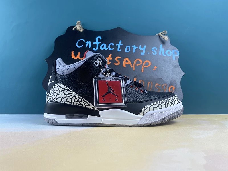 H50CN Jordan 3 Retro Black Cement (2018)-854262-001