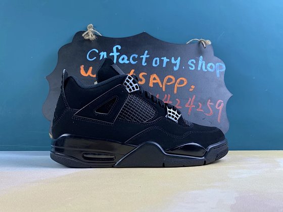 H38K Jordan 4 Retro Black Cat (2020)-CU1110 010-return service only for quality problems