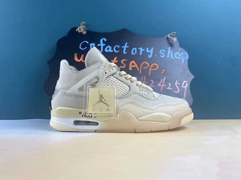 H52CN Jordan 4 Retro OW Sail (W)-CV9388-100