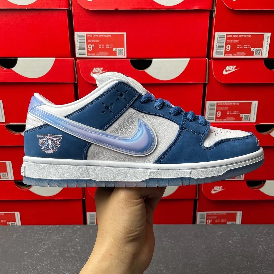 Born x Raised x Dunk White Blue Gradient FN7819-400