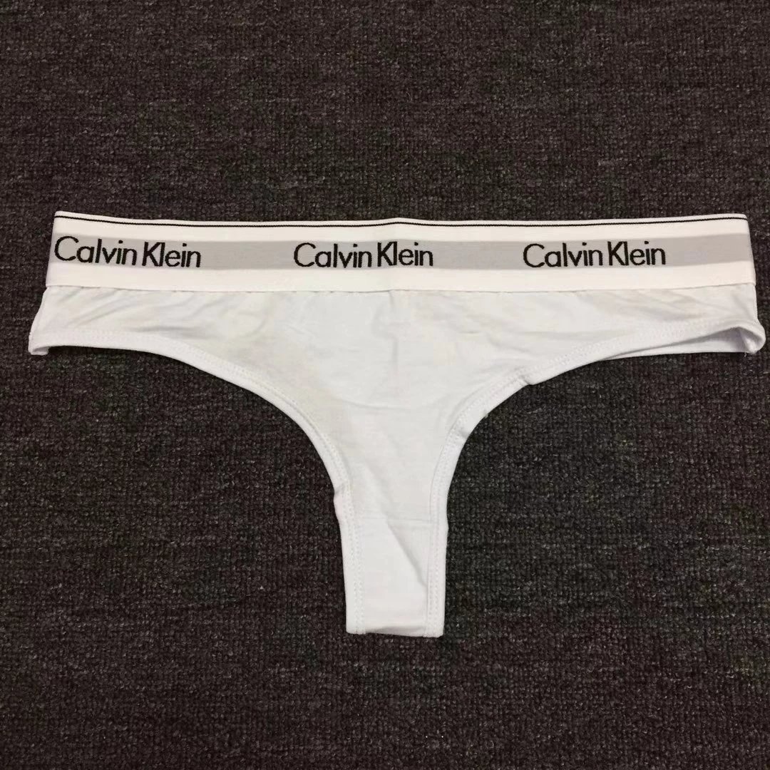 Calvin Klein Underwear Thong panties with logo elastic waistband image 4