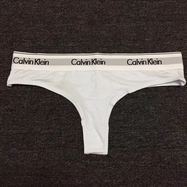 Calvin Klein Underwear Thong panties with logo elastic waistband product detail image 4