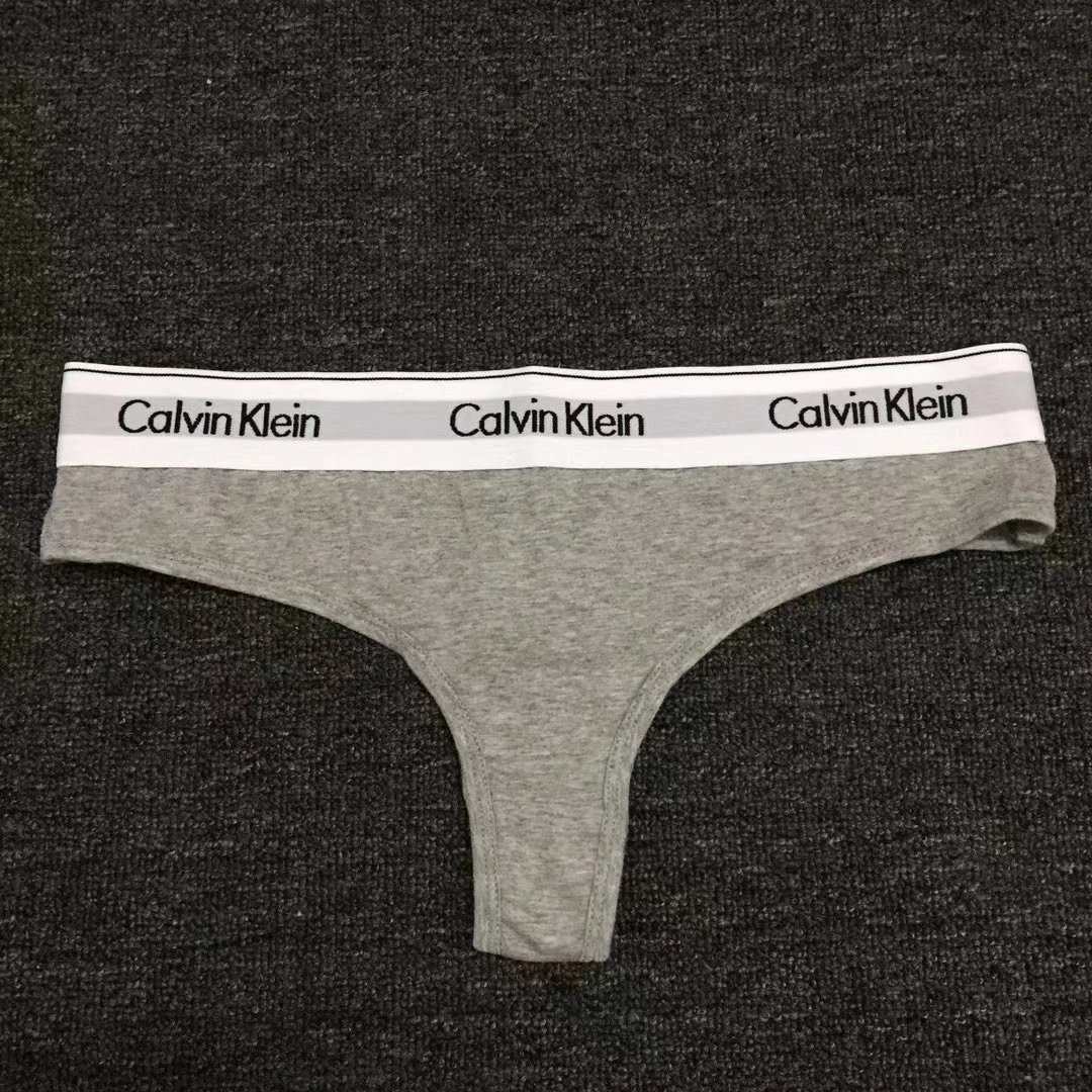 Calvin Klein Underwear Thong panties with logo elastic waistband image 5