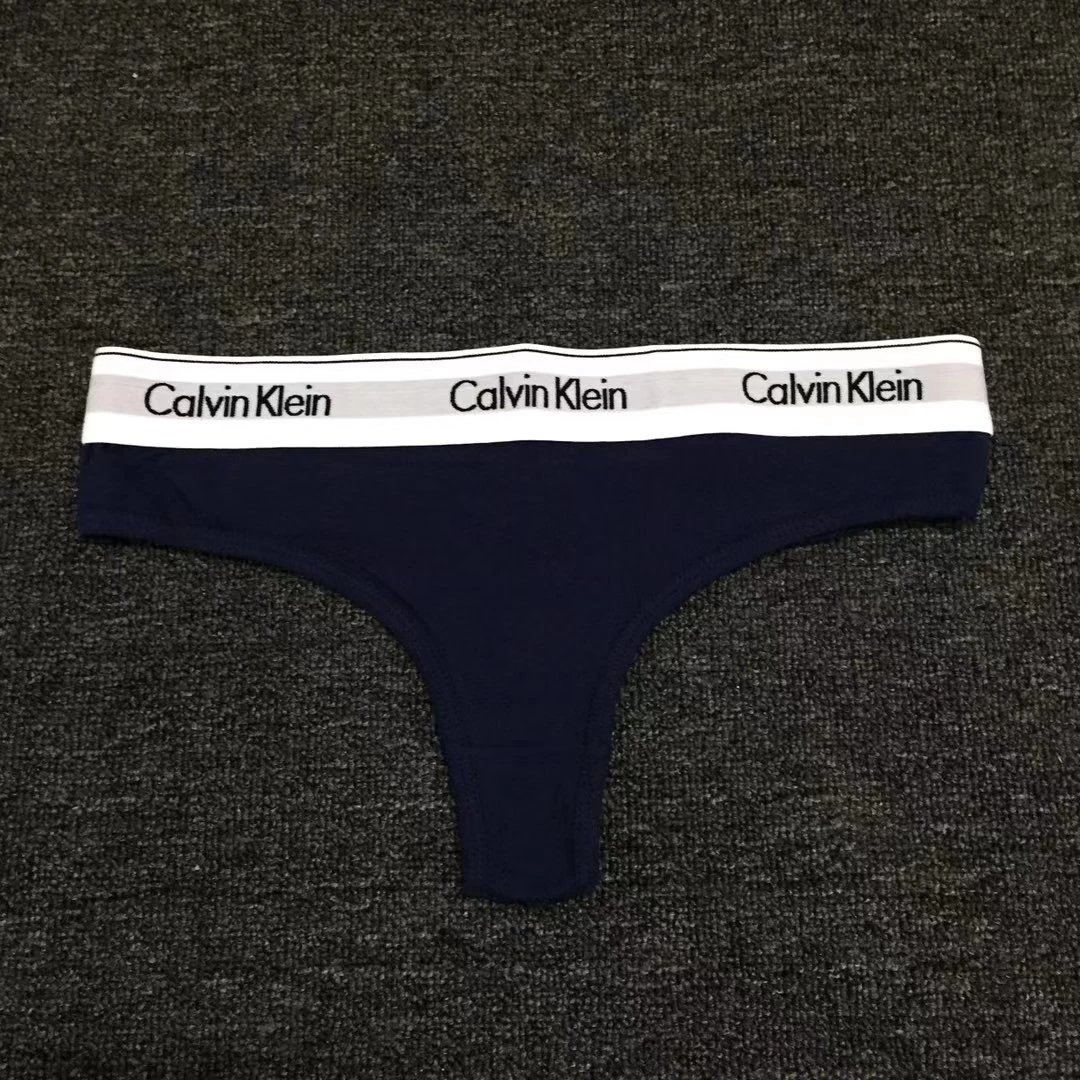 Calvin Klein Underwear Thong panties with logo elastic waistband image 6