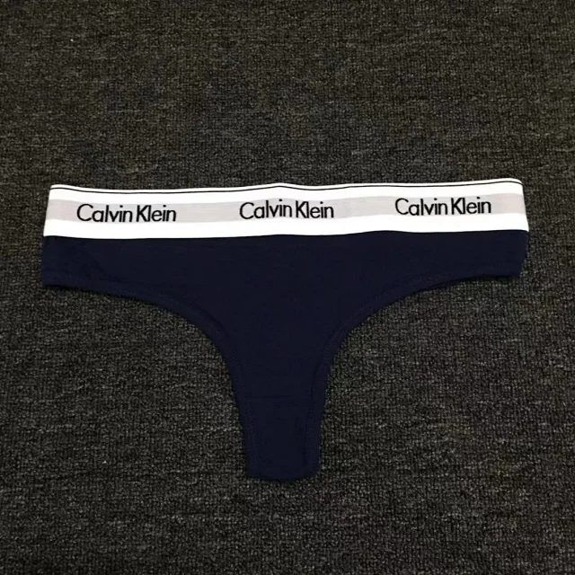 Calvin Klein Underwear Thong panties with logo elastic waistband product detail image 6