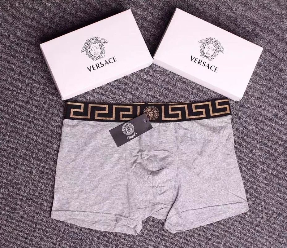 Versace Medusa Greek Key Black Boxer Briefs Underwear - 6
