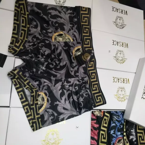 Versace Medusa Baroque Print Boxer Briefs Multicolor Underwear - 6