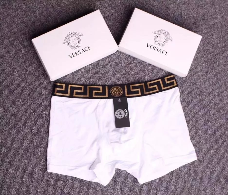 Versace Medusa Greek Key Black Boxer Briefs Underwear - 9