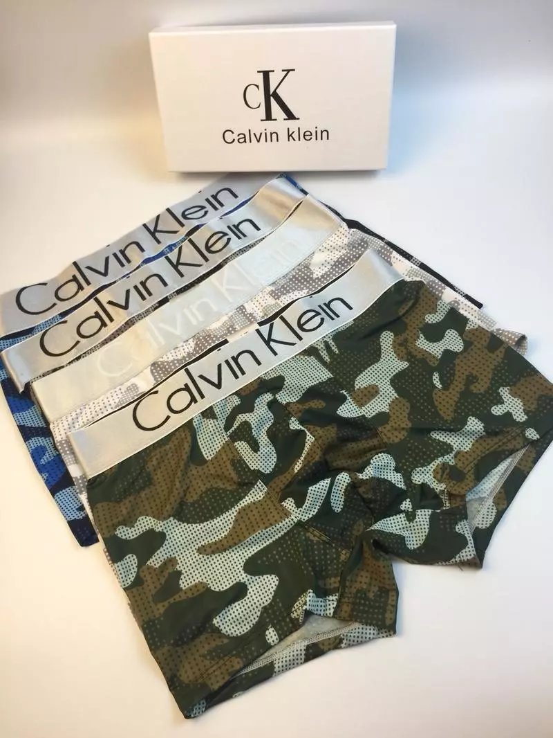 Calvin Klein Camo Print Boxer Briefs Multicolor Underwear - 3