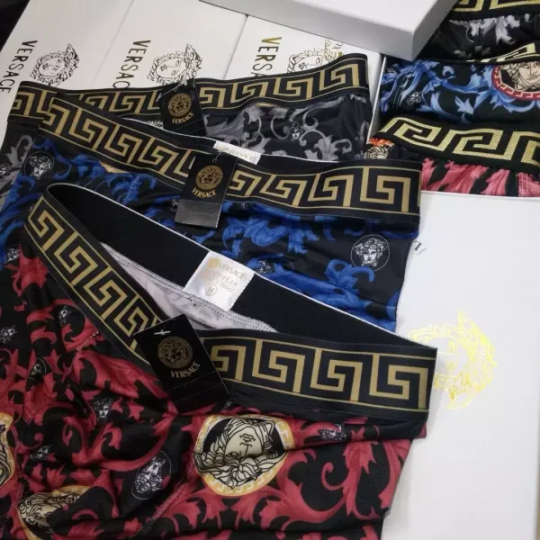 Versace Medusa Baroque Print Boxer Briefs Multicolor Underwear - 2