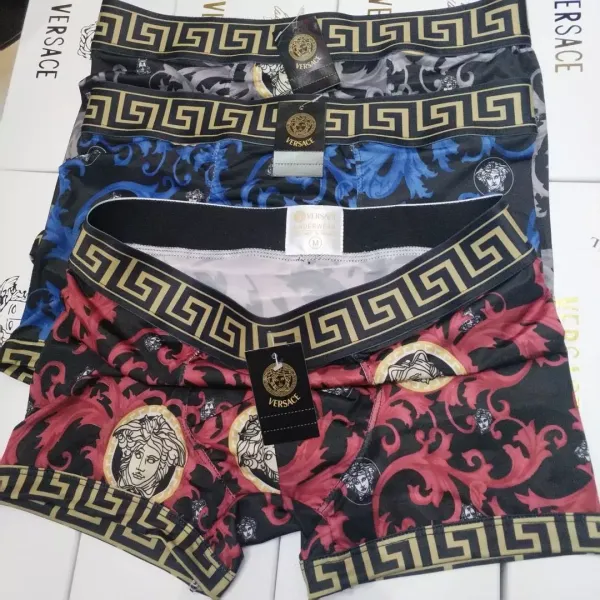 Versace Medusa Baroque Print Boxer Briefs Multicolor Underwear - 4