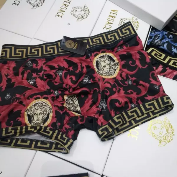 Versace Medusa Baroque Print Boxer Briefs Multicolor Underwear - 7