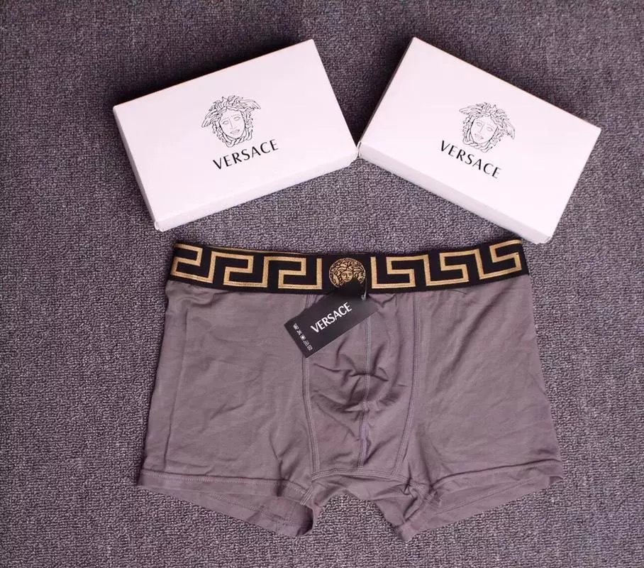 Versace Medusa Greek Key Black Boxer Briefs Underwear - 8