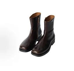 thumbnail for i795ourl camion classic fit top layer cowhide casual vintage boots in two colors