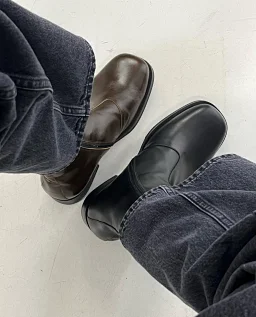 thumbnail for i795 Ourl Camion classic fit top-grain cowhide casual vintage ankle boots in two colors