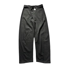 thumbnail for Lem Twisted Belt I795 Streamer Twisted Scimitar Pants Black Blue Grey Glacier Gray Jeans Men's Fall Winter