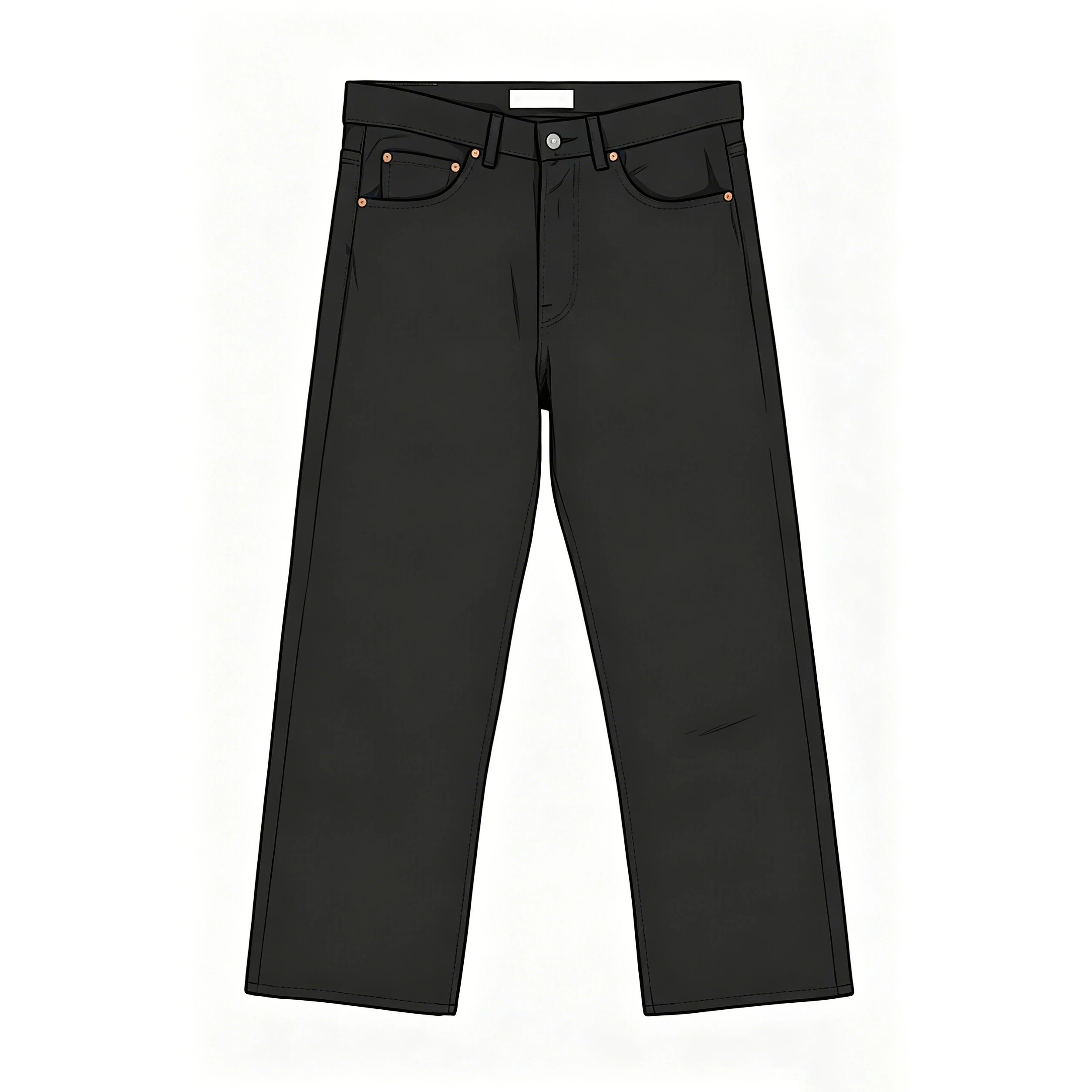 i795 Original Red Selvedge Black Denim Third Cut Black Selvedge