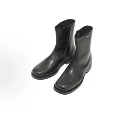 thumbnail for (pre-order, shipment in late-March) i795ourl camion classic fit top layer cowhide casual vintage boots two-color