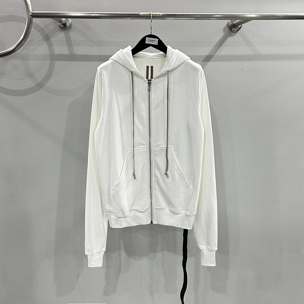 2020 New RO Series Secondary Line Classic Black Zipper cardigan Hoodie Long Sleeve Sweatshirt Jacket for Men
