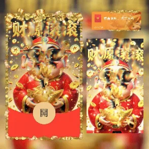 【卡密兑换】微信红包封面『财源滚滚/A.』官方卡密丨端内兑换丨24小时自助提卡！