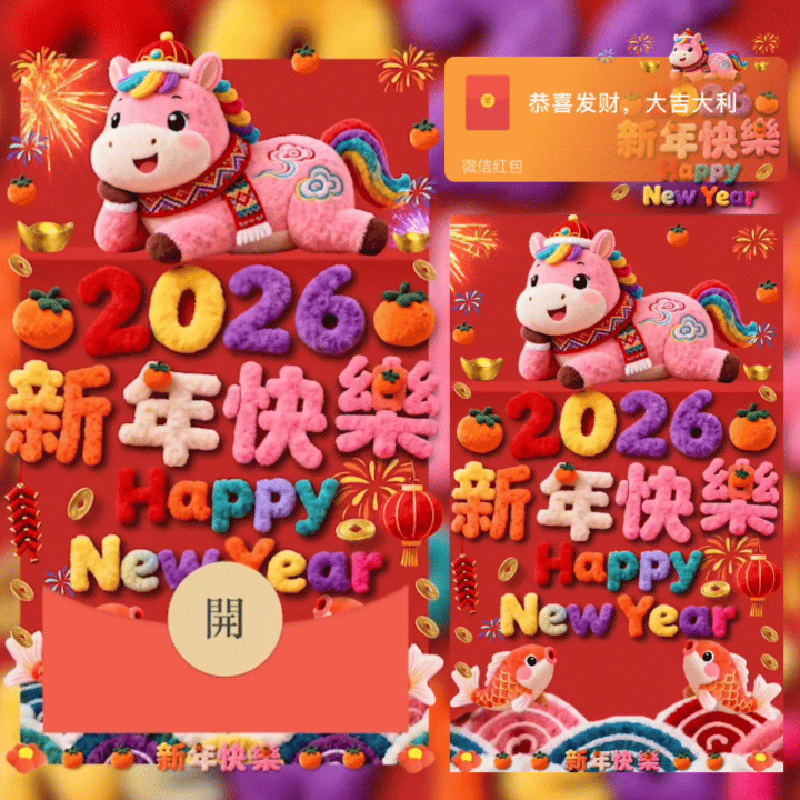 【红包封面】2026新年快乐/didi