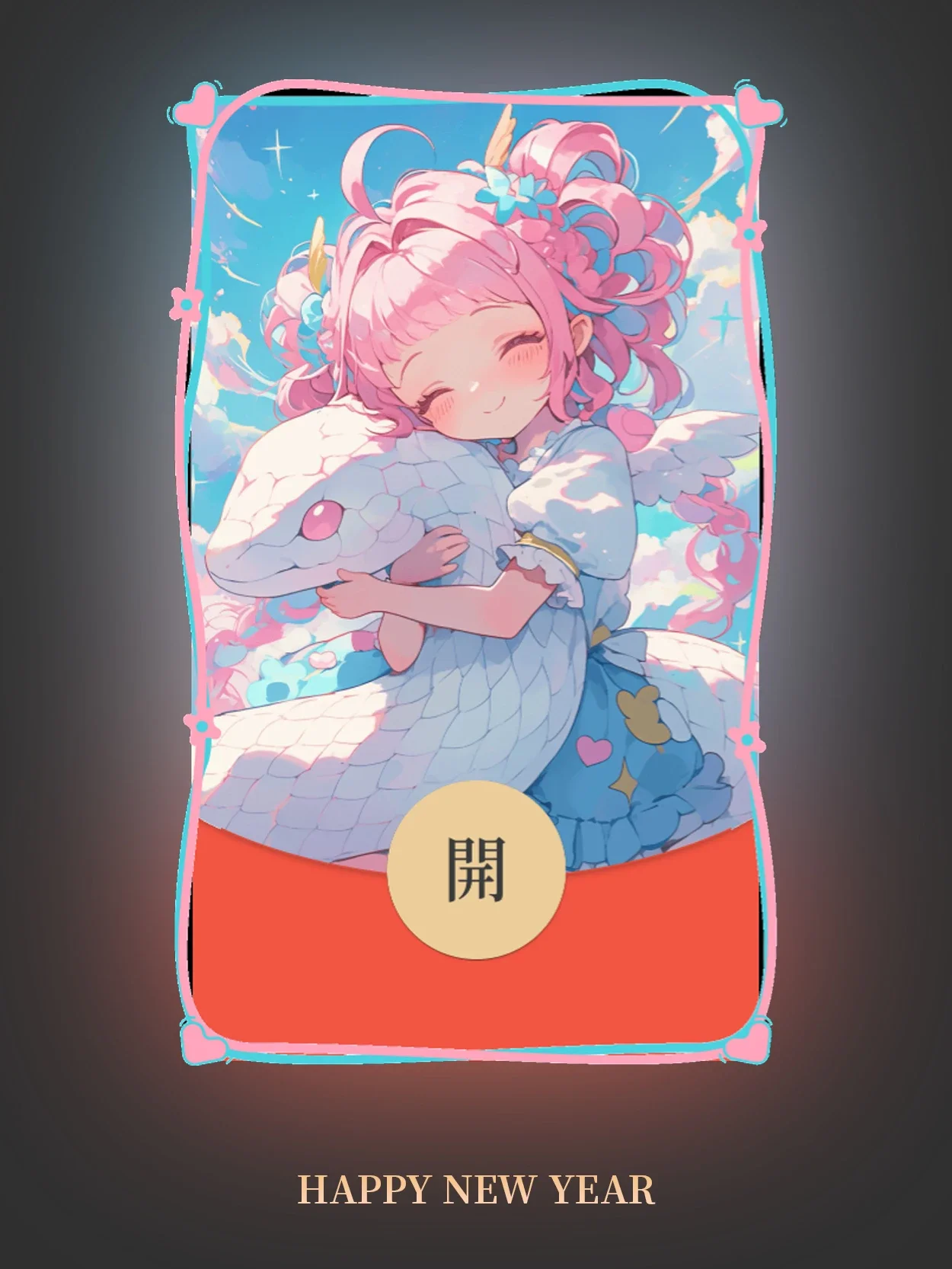 【卡密兑换】微信红包封面『动漫女蛇/静态』官方卡密丨端内兑换丨24小时自助提卡！