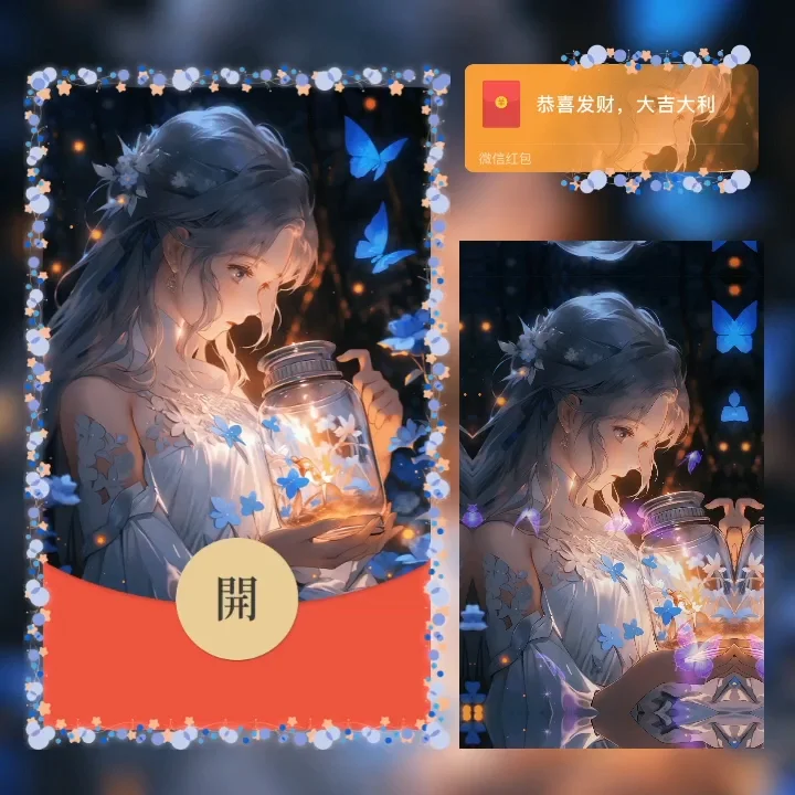 【红包封面】眼中只有你（女）/HUI