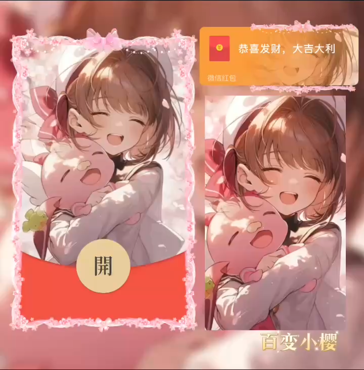 【红包封面】😘百变小樱/BAO