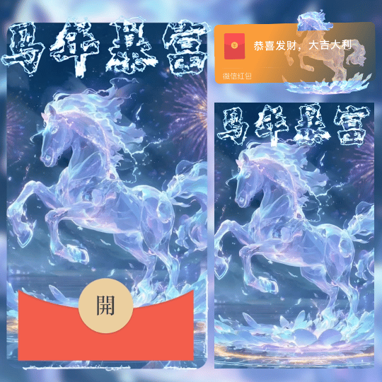 马年暴富/didi红包封面皮肤