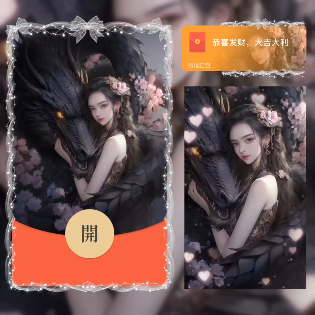 【红包封面】暗黑小龙女