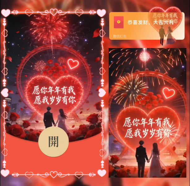 陪你岁岁年年/didi红包封面皮肤