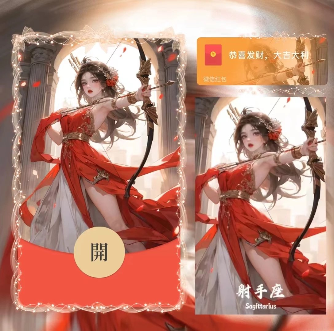 女星座/射手/la红包封面皮肤