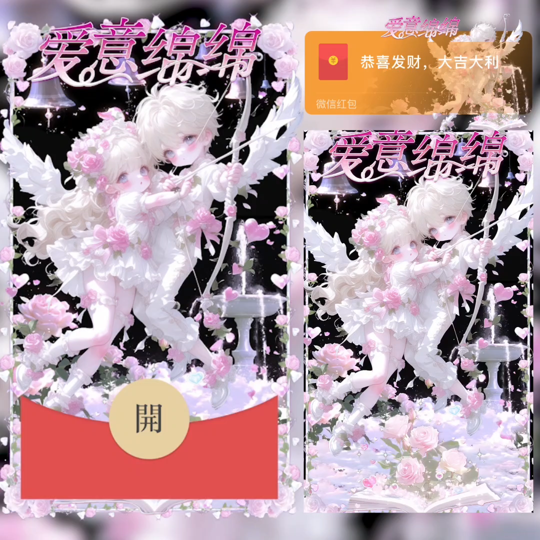爱意绵绵/ didi红包封面皮肤