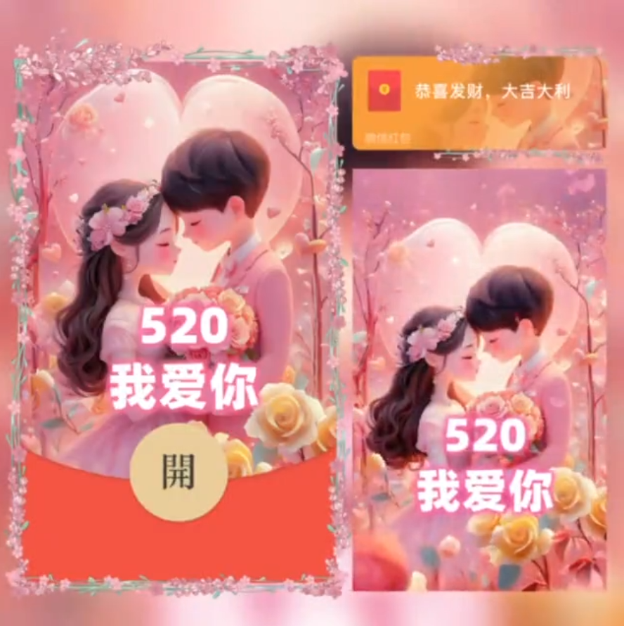 520我爱你/SVIP红包封面皮肤