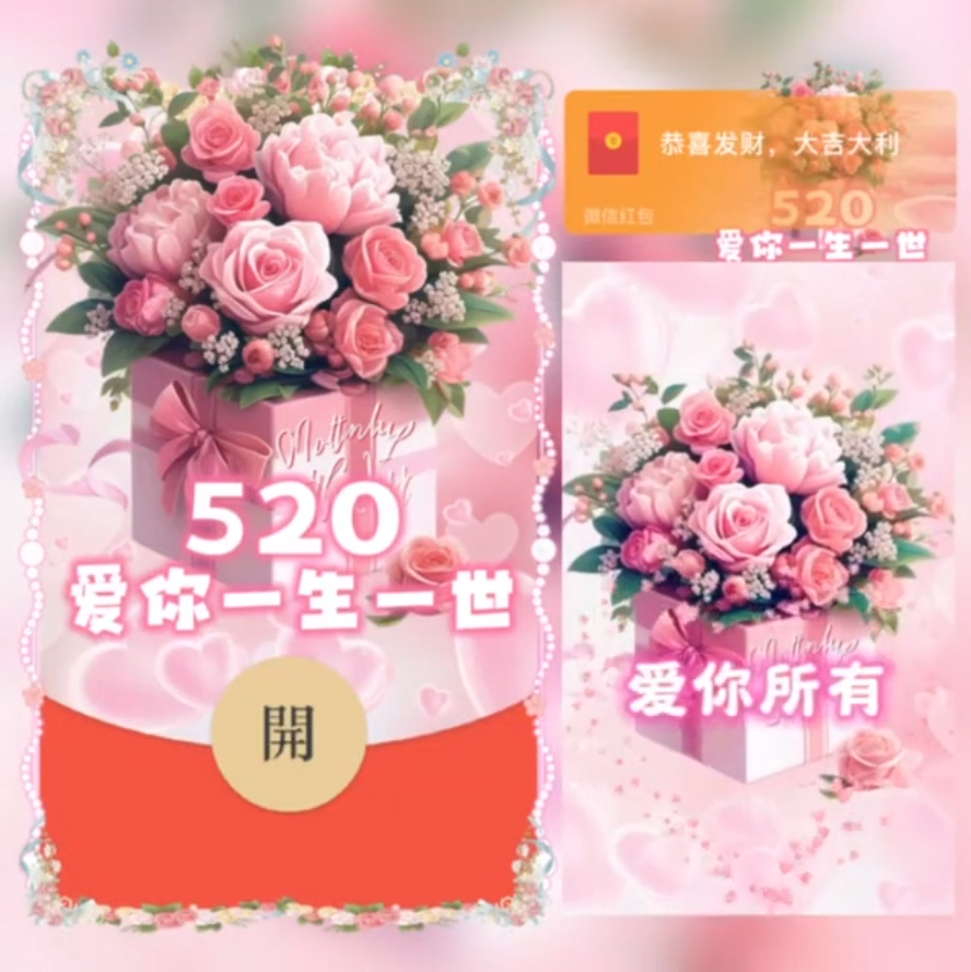 520爱你一生一世/SVIP红包封面皮肤