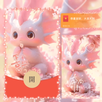 【红包封面】😘😘平安喜乐龙龙/新版动态/BC